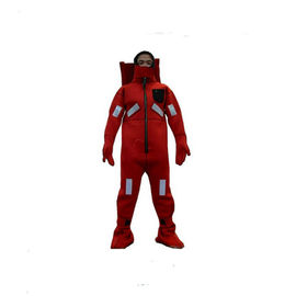 Color rojo/anaranjado del uso de la inmersión de la supervivencia de la flotabilidad adulta del traje 142N