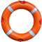 Anillo de barco salvavidas de alta densidad, boya de piscina de color naranja / rojo